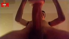 تشغيل الديك الأبيض الكبير بقصف الثقوب الضيقة صنم شاعر عميق